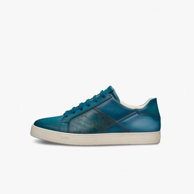 벨루티 남성 블루 스니커즈 - Berluti Mens Playtime Sneakers - ber334x