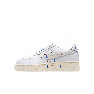 나이키 남/녀 화이트 스니커즈 - Nike Air Force 1 Unisex Sneakers - nis435x