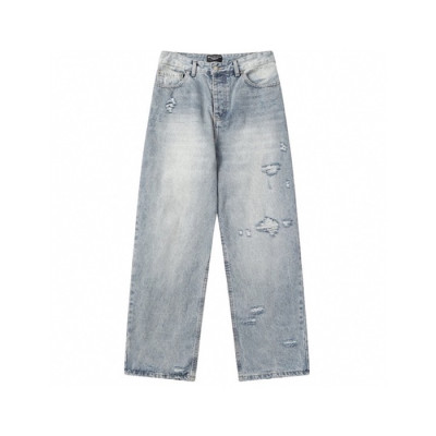 발렌시아가 남성 블루 청바지 - Balenciaga Mens Blue Jeans - bac369x