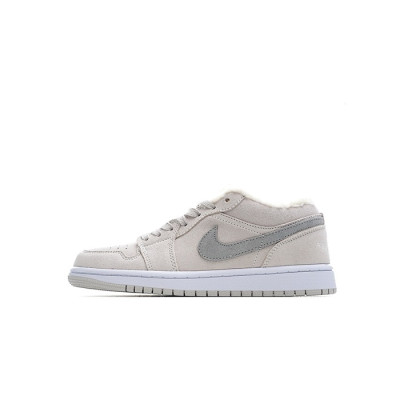 나이키 남/녀 퍼플 스니커즈 - Nike Air Jordan 1 Low Unisex Sneakers - nis501x