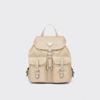 프라다 여성 베이지 백팩 - Prada Womens Beige Back Pack - prb1557x