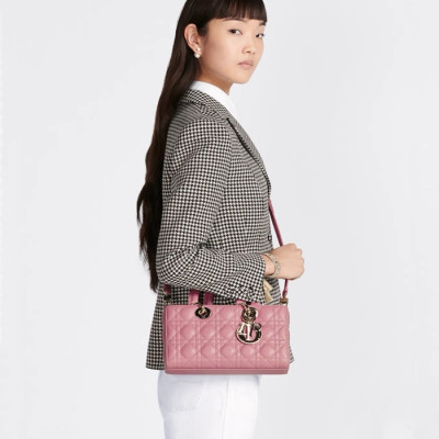 디올 여성 핑크 디조이 백 - Dior Womens Pink D-Joy Bag - dib1584x