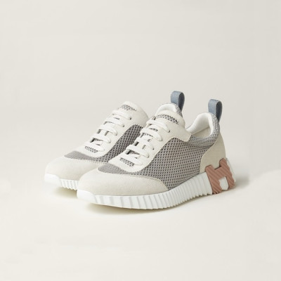 에르메스 여성 그레이 바운싱 - Hermes Womens Gray Sneakers - hes582x