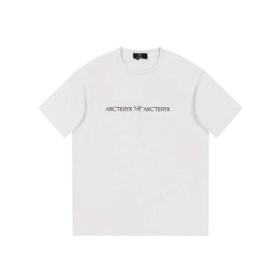 아크테릭스 남성 화이트 반팔티 - Arcteryx Mens White Tshirts - arc25x