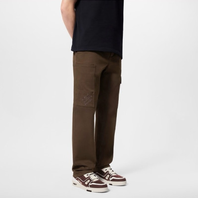 루이비통 남성 브라운 팬츠 - Louis vuitton Mens Brown Pants - lvc646x