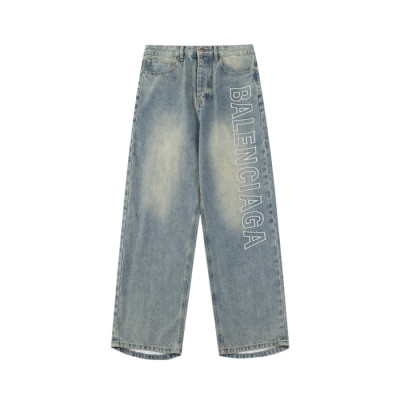 발렌시아가 남성 블루 청바지 - Balenciaga Mens Blue Jeans - bac713x