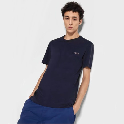 제냐 남성 네이비 반팔 티셔츠 - Zegna Mens Navy Tshirts - zec04x