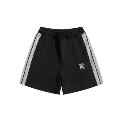 팜 엔젤스 남성 블랙 반바지 - Palm Angels Mens Black Half-pants - pac838x