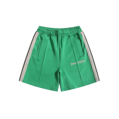 팜 엔젤스 남성 그린 반바지 - Palm Angels Mens Green Half-pants - pac840x