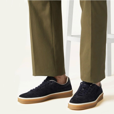 로로피아나 남성 네이비 스니커즈 - Loro Piana Mens Navy Sneakers - lps671x