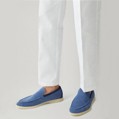 로로피아나 남성 블루 로퍼 - Loro Piana Mens Summer Walk Loafer - lps720x