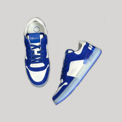 지미츄 남성 블루 스니커즈 - Jimmy Choo Mens Blue Sneakers - jis730x