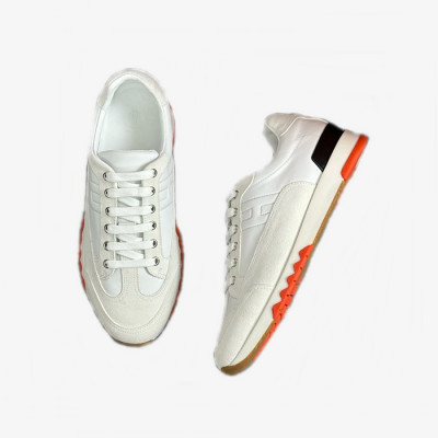 에르메스 남성 화이트 스니커즈 - Hermes Mens White Sneakers - hes842x