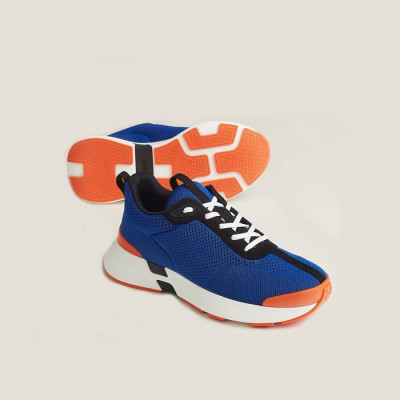 에르메스 남성 블루 스니커즈 - Hermes Mens Heros Sneakers - hes861x