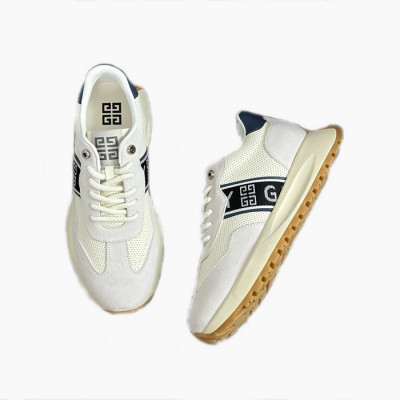 지방시 남성 화이트 스니커즈 - Givenchy Mens White Sneakers - gis899x
