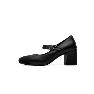 샤넬 여성 메리 제인 구두 - Chanel Womens Black Shoes - chs939x