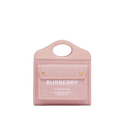 버버리 여성 핑크 토트백 - Burberry Womens Pink Tote Bag - bub2096x