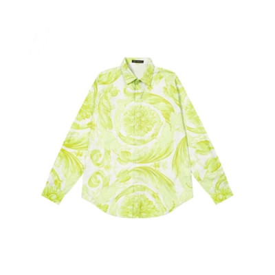 베르사체 남성 그린 셔츠 - Versace Mens Green Shirts - vec23x