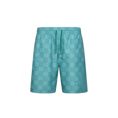 루이비통 남성 그린 반바지 - Louis vuitton Mens Green Half-pants - lvc949x