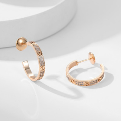까르띠에 여성 골드 이어링 - Cartier Womens Gold Earring - acc2037x