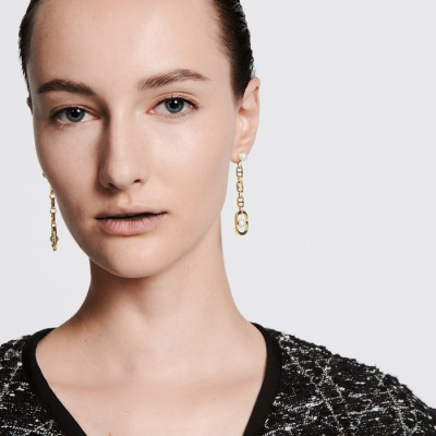 디올 여성 골드 이어링 - Dior Womens Gold Earrings - acc2095x