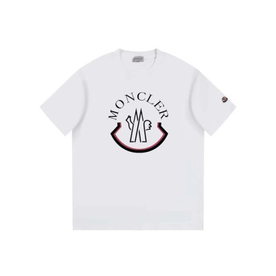 몽클레어 남성 화이트 반팔 티셔츠 - Moncler Mens White Tshirts - moc435x