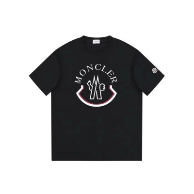 몽클레어 남성 블랙 반팔 티셔츠 - Moncler Mens Black Tshirts - moc436x