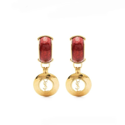 입생로랑 여성 골드 이어링 - Saint Laurent Womens Gold Earrings - acc2122x