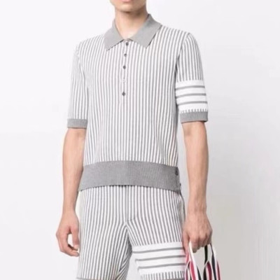 톰브라운 남성 폴로 반팔티 - Thom Browne Mens Polo Tshirts - thc1171x