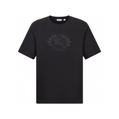 버버리 남성 블랙 반팔 티셔츠 - Burberry Mens Black Tshirts - buc1177x