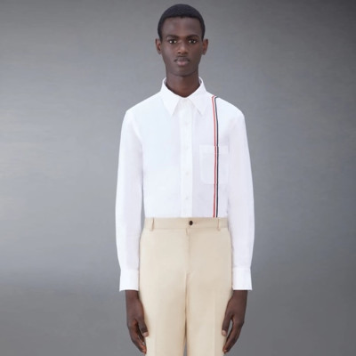 톰브라운 남성 화이트 셔츠 - Thom Browne Mens White Dress Shirts - thc1184x