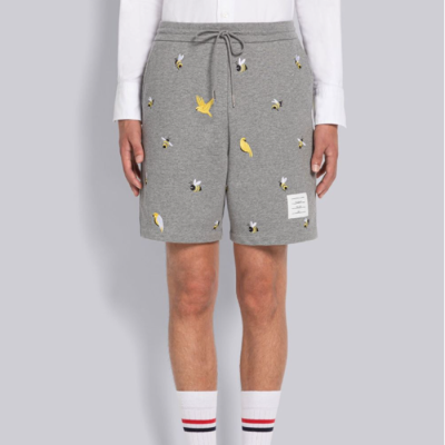 톰브라운 남성 그레이 반바지 - Thom Browne Mens Gray Half-pants - thc1280x