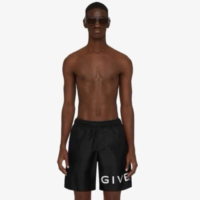 지방시 남성 블랙 반바지 - Givenchy Mens Black Half-pants - gic1295x