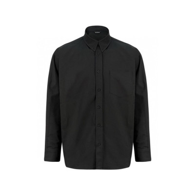 발렌시아가 남성 블랙 셔츠 - Balenciaga Mens Black Shirts - bac1311x