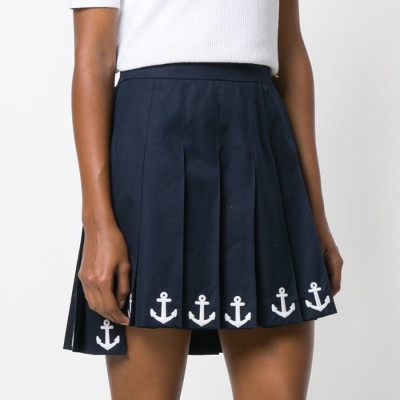 톰브라운 여성 네이비 스커트 - Thom Browne Womens Navy Skirts - thc1317x
