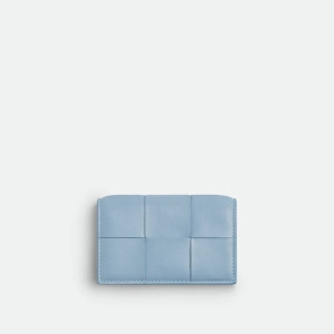보테가베네타 남/녀 블루 카드 지갑 - Bottega Veneta Unisex Blue Card Case - bvw217x