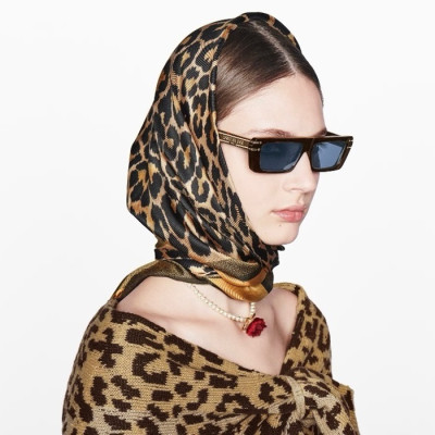 디올 여성 레오파드 스카프 - Dior Womens Leopard Scarf - acc2166x