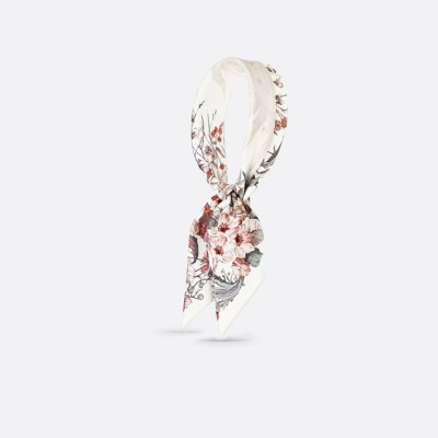 디올 여성 화이트 스카프 - Dior Womens White Scarf - acc2173x