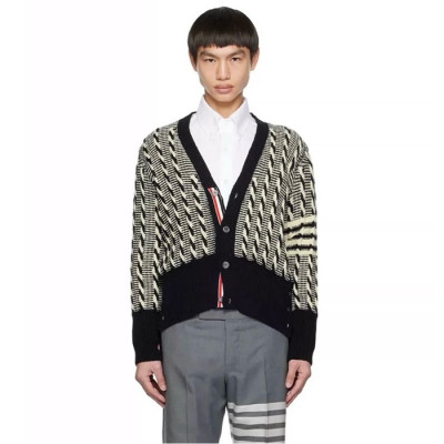 톰브라운 남성 브이넥 가디건 - Thom Browne Mens Cardigan - thc1440x