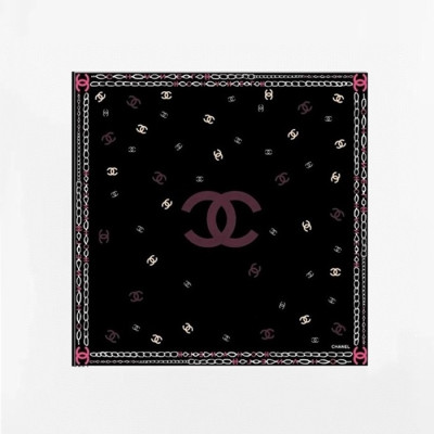 샤넬 여성 블랙 스카프 - Chanel Womens Black Scarf - acc2259x