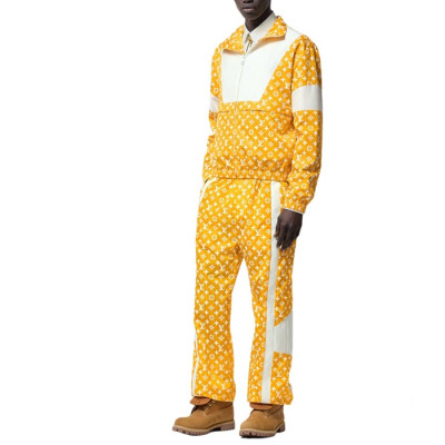 루이비통 남성 옐로우 트레이닝복 - Louis vuitton Mens Yellow Sweat Suits - lvc1565x