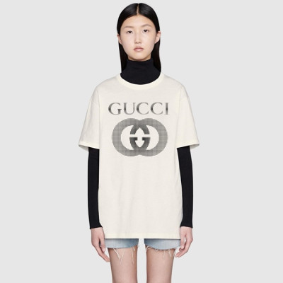 구찌 여성 라운드 반팔 티셔츠 - Gucci Womens Round Tshirts - guc1600x