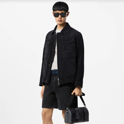 루이비통 남성 블랙 재킷 - Louis vuitton Mens Black Jackets - lvc2336x