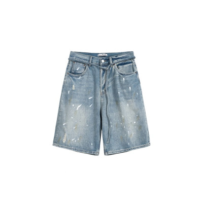 아크네 남성 블루 반바지 - Acne Studios Mens Blue Half-pants - anc1802x