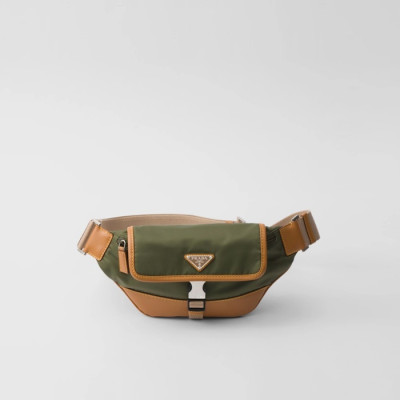 프라다 남성 카키 슬링백 2VH176 - Prada Mens Khaki Fanny Bag - prb2334x