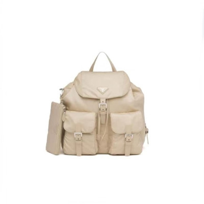 프라다 여성 베이지 백팩 1BZ811 - Prada Womens Beige Back Pack - prb2346x