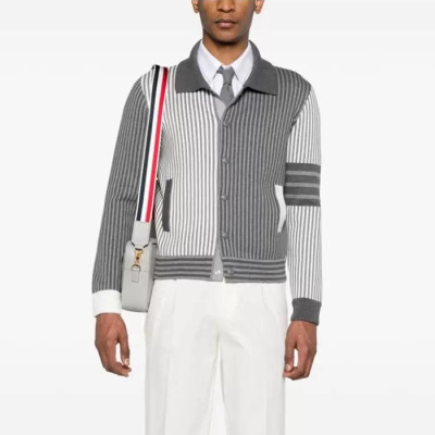 톰브라운 남성 폴로 가디건 - Thom Browne Mens Cardigan - thc1948x