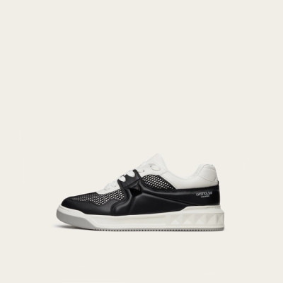 발렌티노 남성 블랙 스니커즈 - Valentino Mens Black Sneakers - vas1381x