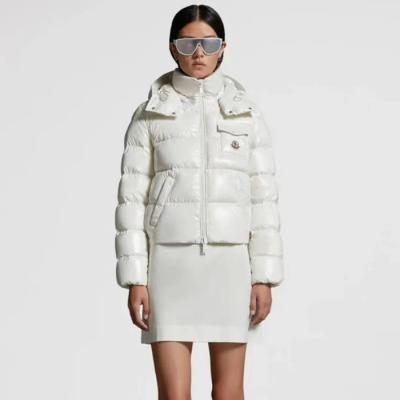 몽클레어 여성 안드로 화이트 패딩 - Moncler Women Amdro Padding - moc2093x