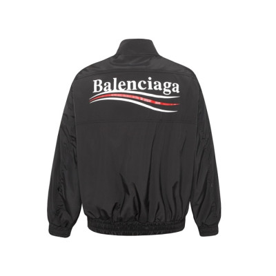 발렌시아가 남성 블랙 블루종 - Balenciaga Mens Black Blouson - bac2218x